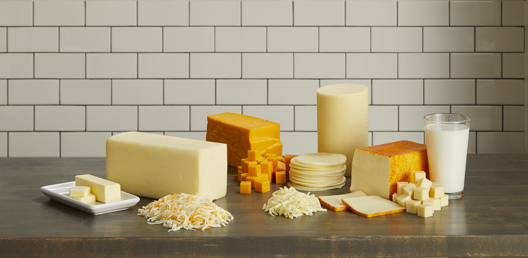 Foremost Farms cheese, butter and milk.