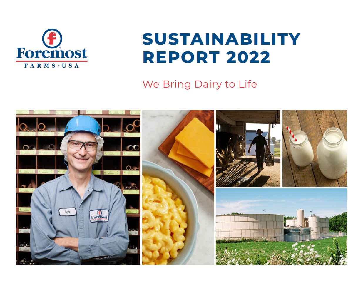 2022 Sustainability Report cover