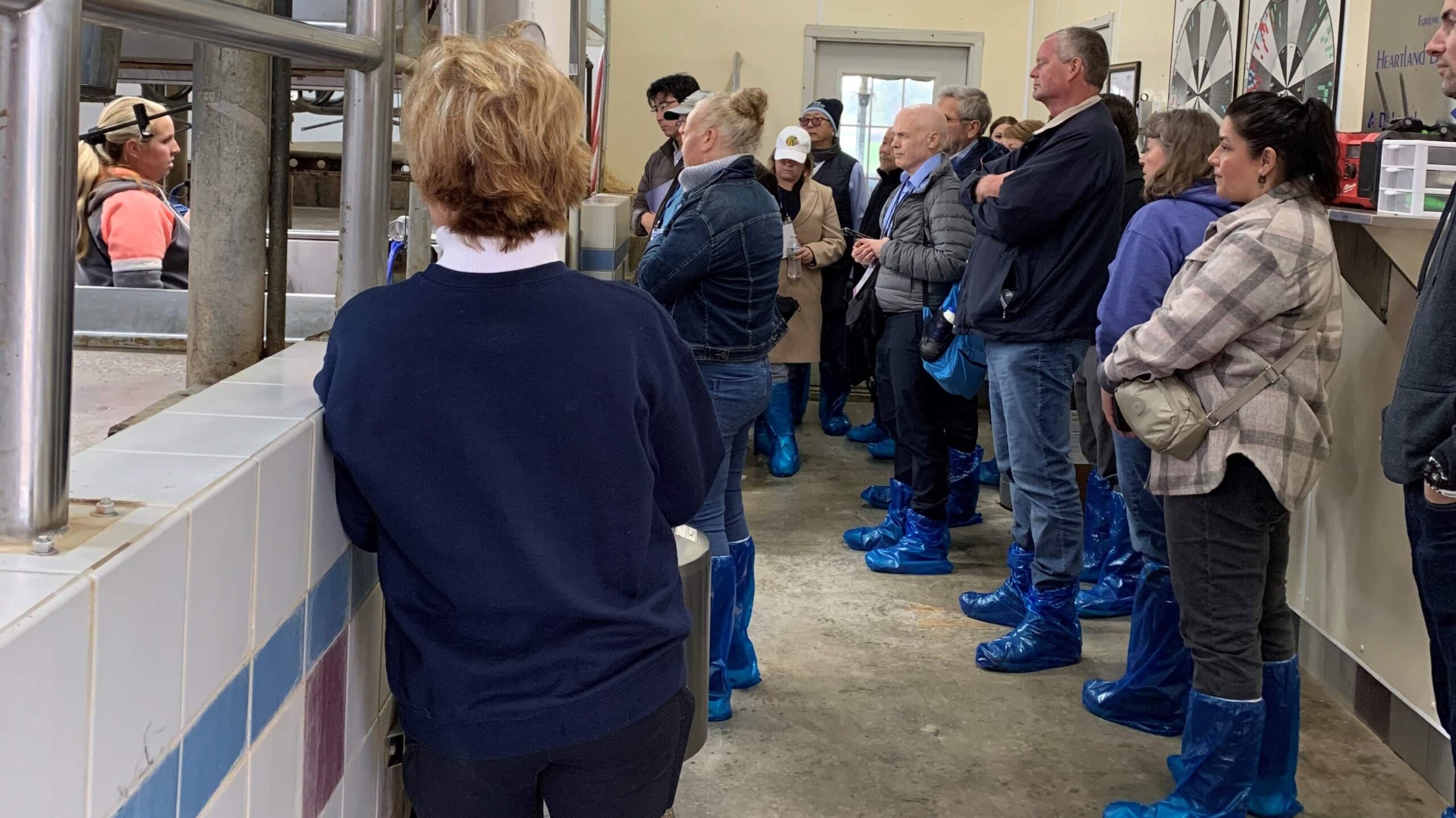 International Dairy Summit visitors