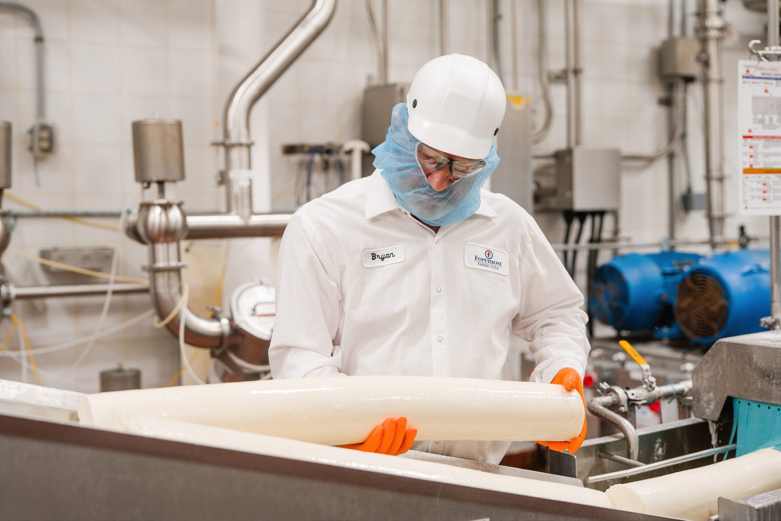 Bryan Allen with provolone log